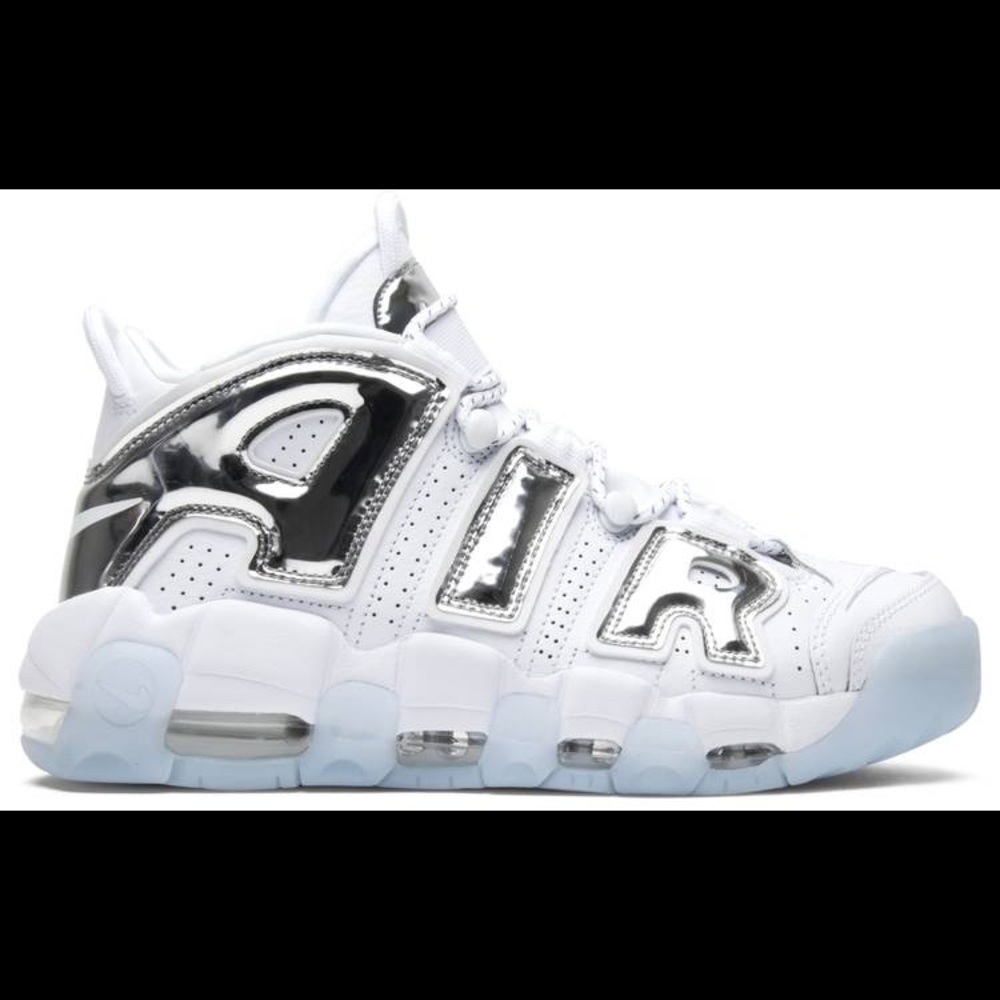 WOMENS AIR MORE UPTEMPO 'CHROME SIZE 8.5